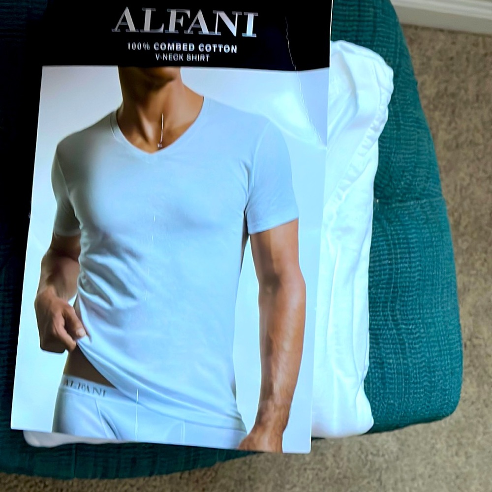 Set of 4 New Men’s V Neck Tees